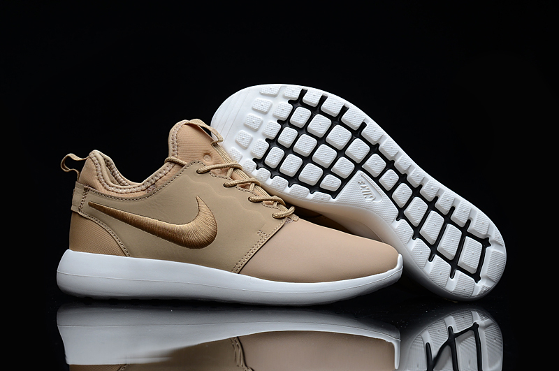 Nike Roshe 2 Leather PRM Wheat Yellow Shoes